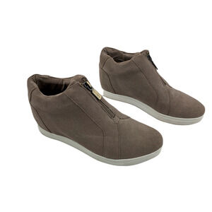 Blondo Women’s Suede Wedge Waterproof High Sneaker Ankle Platform Boots Size 8